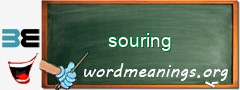 WordMeaning blackboard for souring